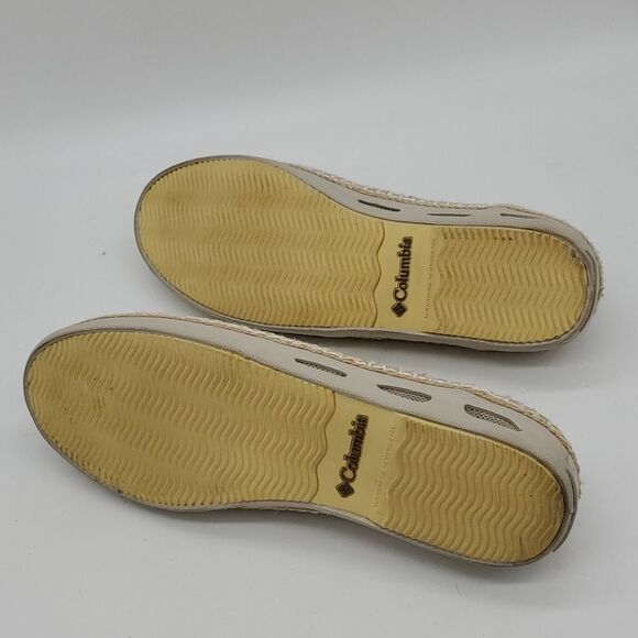 Columbia Vulc NVent Flat slip-on shoes Athletic Flat Canvas Tan Sz 7 Vulc NVent - Picture 5 of 7